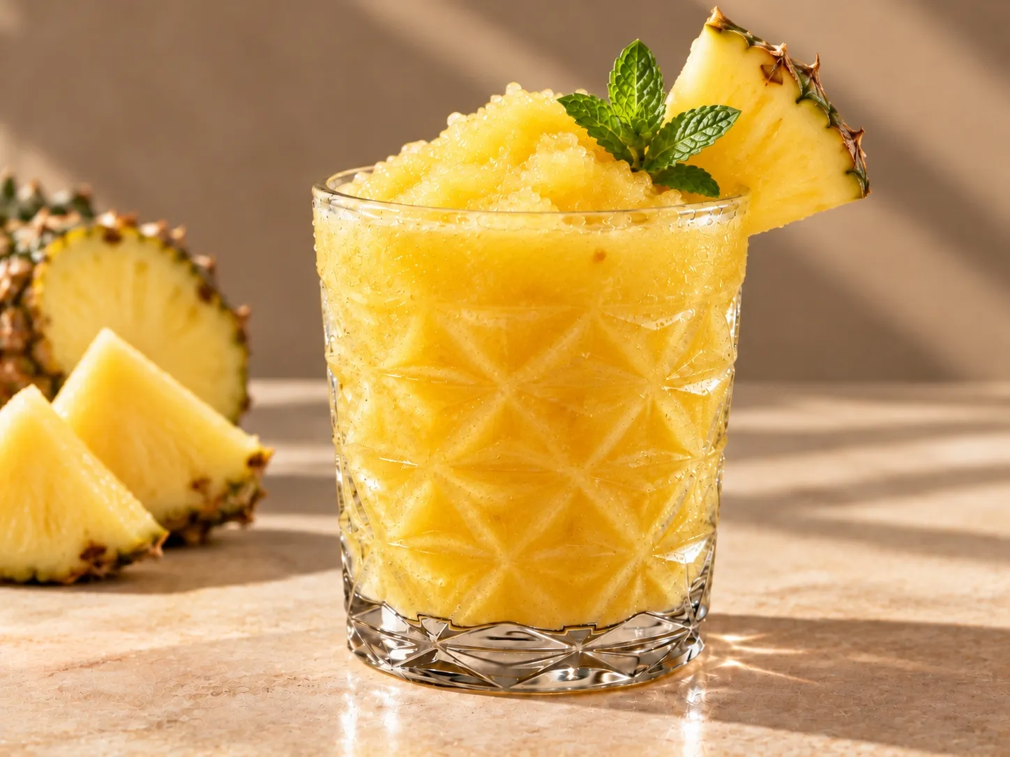 Frozen pineapple