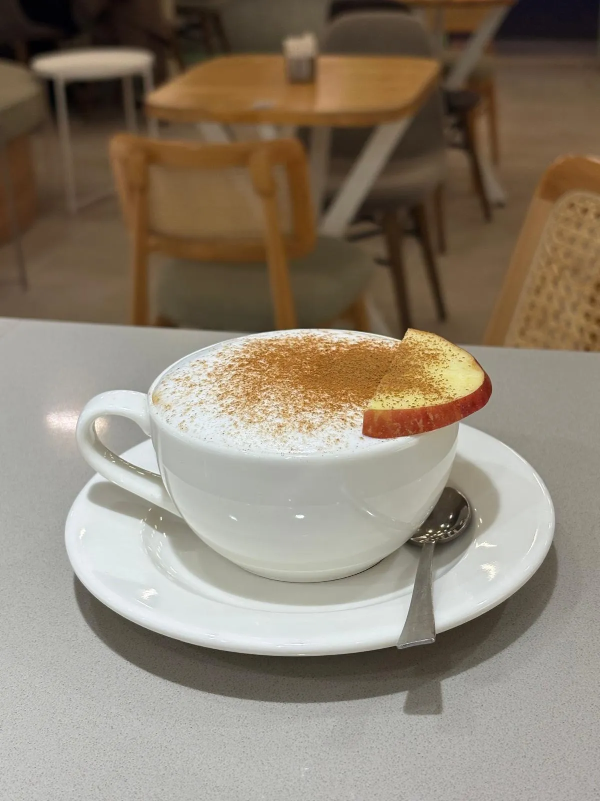 Caramel apple butter cappuccino