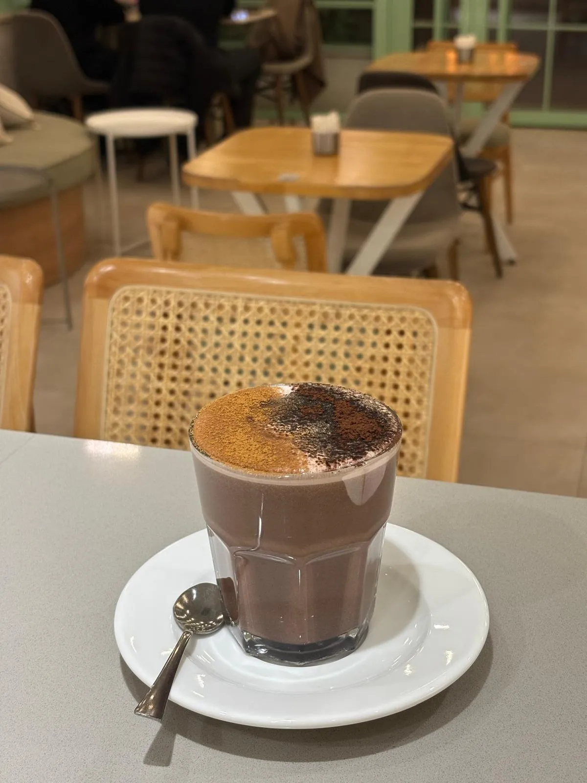 Espresso chocolate chai tea latte
